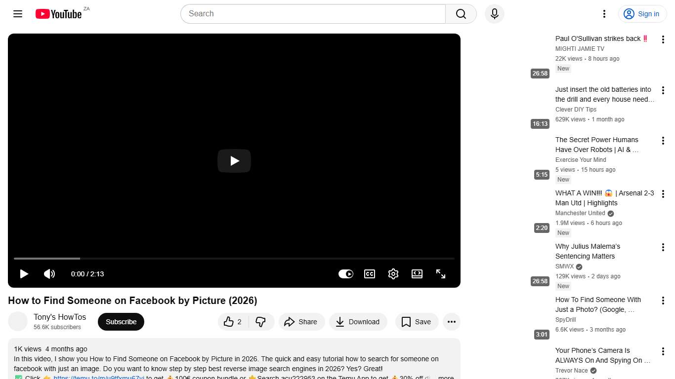 How to Find Someone on Facebook by Picture (2026) - YouTube